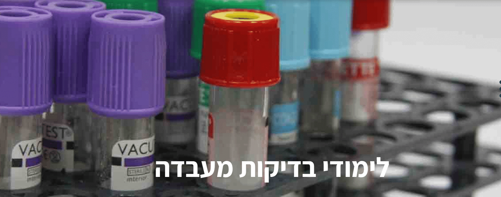 סביבת לימודים בתחום בריאות ורפואה