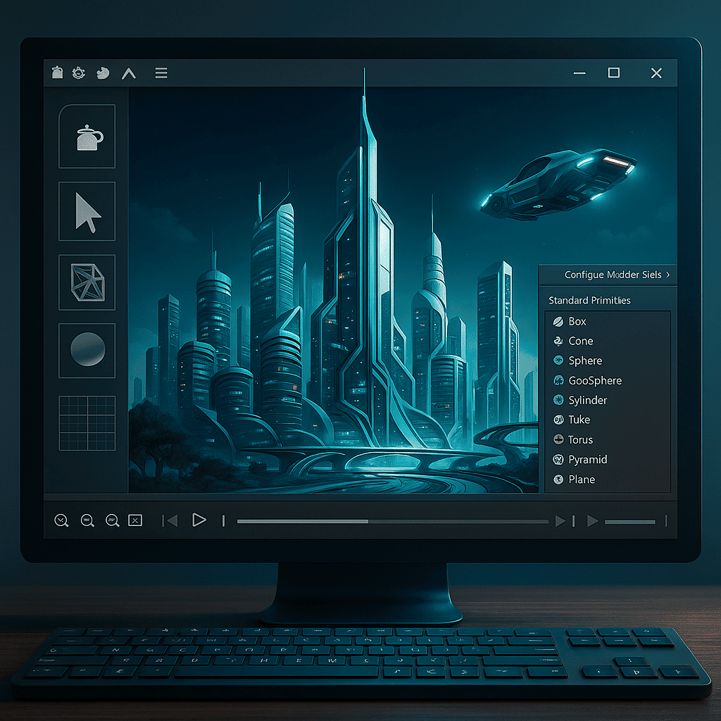 הדמיות – 3DMAX
